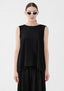 Twist Back Top Nero