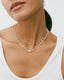 Perlina Chain Necklace White Gold