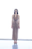 Halterneck Maxi Dress Marrone