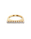 Twiggy Ring CZ Gold