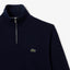 Zip-Up High Neck Interlock Sweatshirt