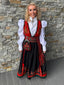 Nordlys Bluse Hvitt Broderi