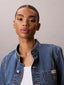 Easy Cropped Denim Jacket Tinted