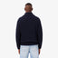 Wool High Neck Zipped Sweater