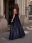 Flowy Maxi Dress Blu Navy