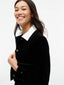 CONTRAST VELVET BAND JACKET