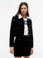 CONTRAST VELVET BAND JACKET