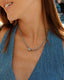 Ocean Gem Necklace L Steel