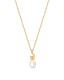 Swivel Necklace Pearl S Gold