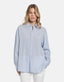 Loose-Fit Striped Viscose Shirt