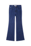 Deep Blue Flared Jeans