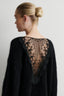 Brook Knit Lace O-Neck