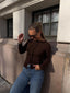 Gamira Button-Down Pleated Cardigan