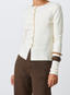 Gamira Button-down Pleated Cardigan