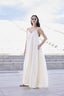 Flowy Maxi Dress Bianco Panna