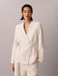 Hvy Textured Shine Blazer