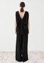 Twist Back Top Nero