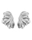 Petal Studs L Steel