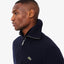 Wool High Neck Zipped Sweater
