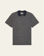 Knitted stripe polo