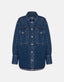 Oversized Shirt Stretch Denim