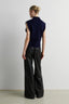 Longo Knit T-Neck Vest