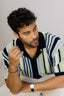 Urban Pioneers Male Armando SS Shirt SS SHIRT DARK NAVY MULTI