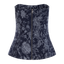 Urban Pioneers Female Brielle Corset TOP DENIM