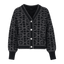 Urban Pioneers Female Cita Cardigan CARDIGAN BLACK AOP