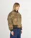 Bomber Effe Velvet Digital Print Rinse