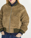 Bomber Effe Velvet Digital Print Rinse