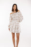 Urban Pioneers Female Gamela Top TOP SAND AOP