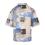 Urban Pioneers Male Giovanni SS SHIRT BLUE AOP