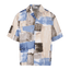 Urban Pioneers Male Giovanni SS SHIRT BLUE AOP