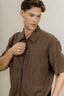 Urban Pioneers Male Gregorio SS SHirt SS SHIRT BROWN
