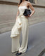 Strapless Top Bianco Panna
