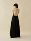 Halterneck Maxi Dress Nero