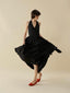 Halterneck Maxi Dress Nero