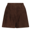 Urban Pioneers Female Jayla Suede Shorts SHORTS CHOCOLATE BROWN
