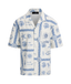 Urban Pioneers Male Loic SS Shirt SS SHIRT TRUE NAVY AOP
