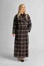 Urban Pioneers Female Nora Trenchcoat COAT BLACK COFFEE CHECK