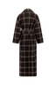 Urban Pioneers Female Nora Trenchcoat COAT BLACK COFFEE CHECK