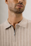 Urban Pioneers Male Phillip Half-zip SWEATER LIGHT SAND