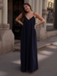 Flowy Maxi Dress Blu Navy