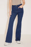 Deep Blue Flared Jeans