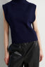 Longo Knit T-Neck Vest