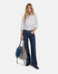 Jacklyn Wide-Leg Rigid Denim Jeans