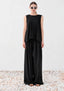 Twist Back Top Nero