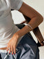 Aurora Bangle Bracelet Silver