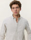 Stripe Cotton-Linen Shirt